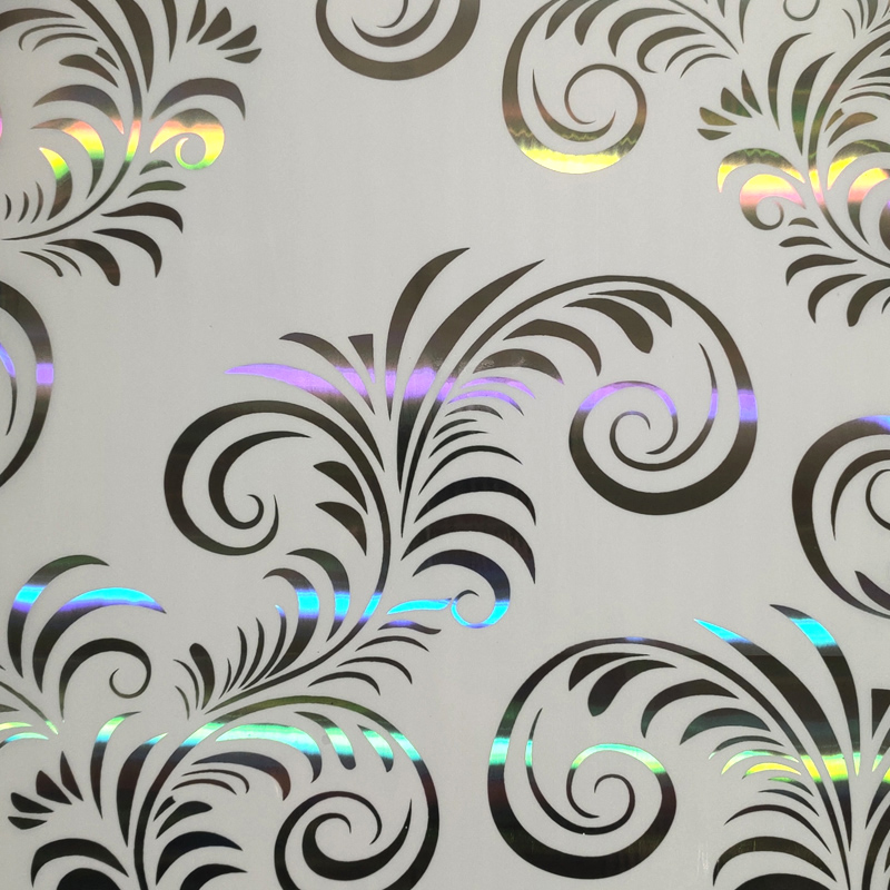 Interior Decoration Floral Laser Hot Stamping Foil