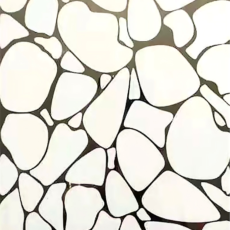 White Cobblestone Laser Hot Stamping Foil